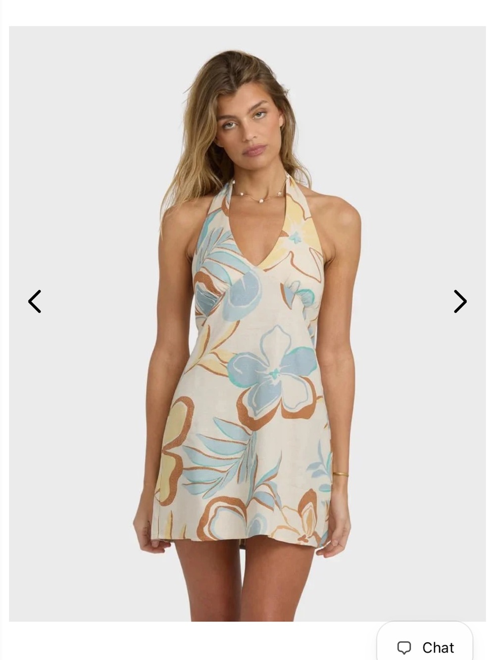 Billabong sunny sometimes halter dress
